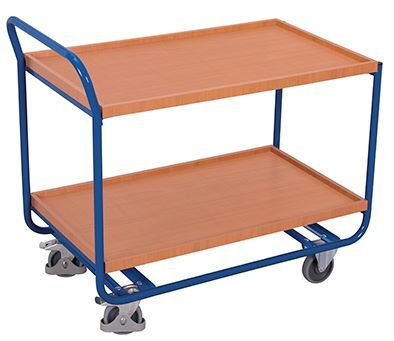 Variofit Stahltischwagen Traglast 200kg 1090x600x970mm Produktbild Variofit Stahltischwagen Traglast 200kg 1090x600x970mm