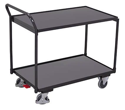 Variofit Tischwagen mit 2 Ladeflächen 975x525x1010mm Variofit Tischwagen mit 2 Ladeflächen 975x525x1010mm
