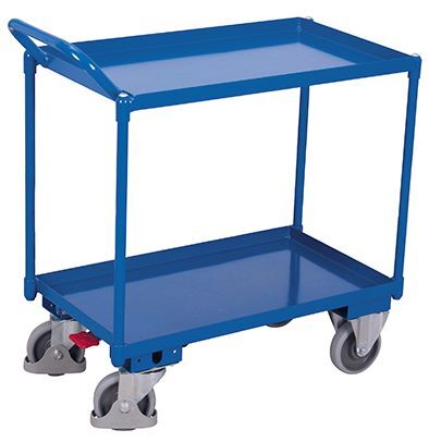 Variofit Tischwagen mit 2 Ladeflächen 1165x700x1065mm Produktbild Variofit Tischwagen mit 2 Ladeflächen 1165x700x1065mm