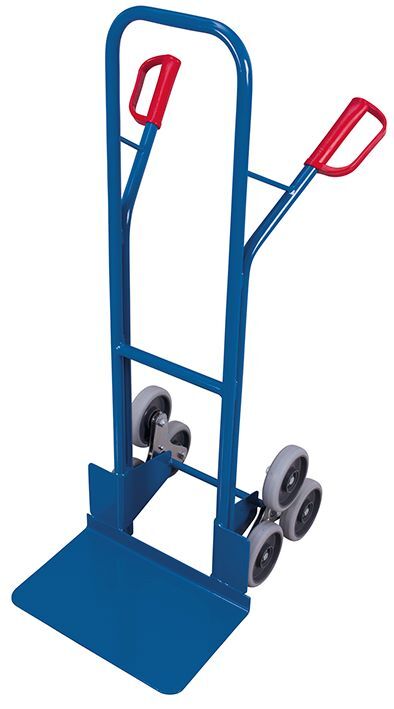 Variofit Treppenkarre Traglast 200 kg mit 2 dreiarmigen Radsternen Produktbild Variofit Treppenkarre Traglast 200 kg mit 2 dreiarmigen Radsternen