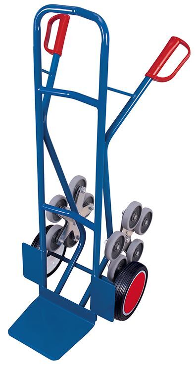 Variofit Treppenkarre 2 fünfarmigen Radsternen Traglast bis 200 kg Produktbild Variofit Treppenkarre 2 fünfarmigen Radsternen Traglast bis 200 kg