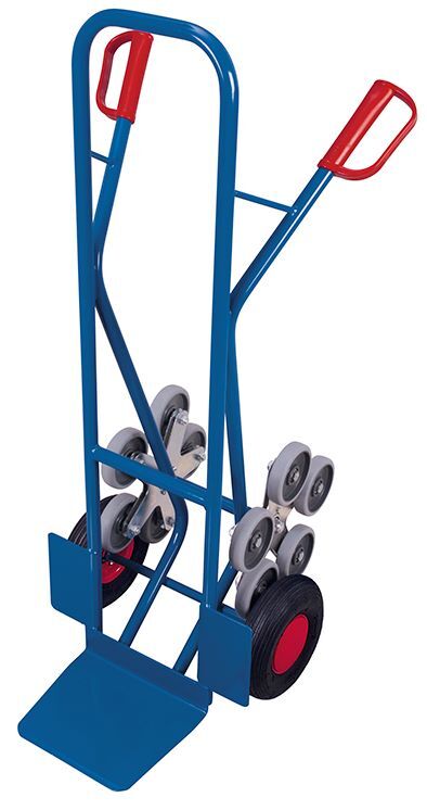 Variofit Treppenkarre Traglast 200 kg 2 fünfarmigen Radsternen Produktbild Variofit Treppenkarre Traglast 200 kg 2 fünfarmigen Radsternen
