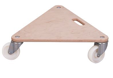 Variofit Triple Dog mit Kunststofflenkrollen Traglast 300kg 540x540x145mm Produktbild Variofit Triple Dog mit Kunststofflenkrollen Traglast 300kg 540x540x145mm