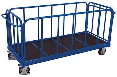 Variofit Vierwandwagen mit senkrechten Streben 2275x900x1105mm Produktbild Variofit Vierwandwagen mit senkrechten Streben 2275x900x1105mm