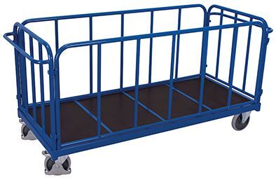 Variofit Vierwandwagen mit senkrechten Streben Traglast 500kg Produktbild Variofit Vierwandwagen mit senkrechten Streben Traglast 500kg