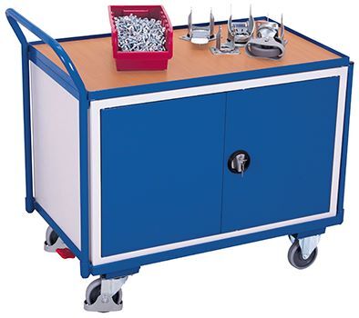 Variofit Werkstattwagen mit 1 Ladefläche 1125x625x1010mm Produktbild Variofit Werkstattwagen mit 1 Ladefläche 1125x625x1010mm bild 4