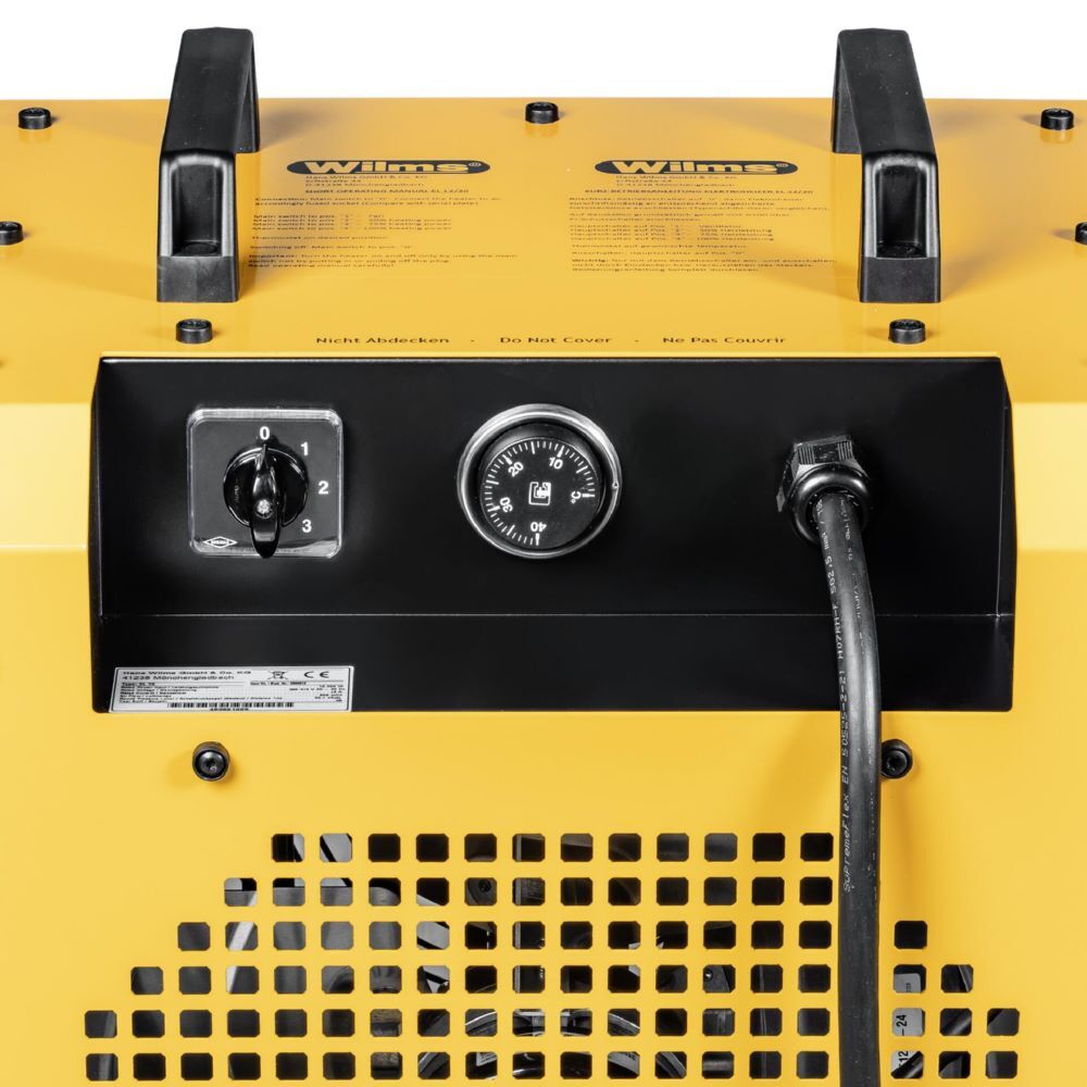 Wilms Elektroheizer mit Axialventilator EL 20 mit 3 Heizstufen Produktbild Wilms Elektroheizer mit Axialventilator EL 20 mit 3 Heizstufen bild 2