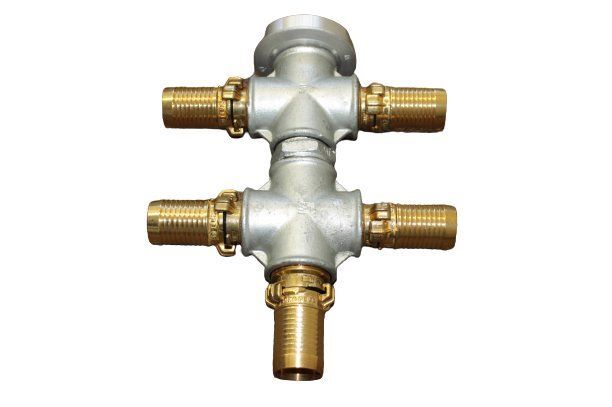 Wilms Fünffachverteiler für Spiralschlauch IW 38 mm Produktbild Wilms Fünffachverteiler für Spiralschlauch IW 38 mm