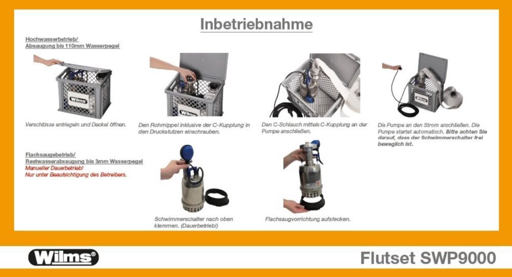 Wilms Schmutzwasserpumpe SWP 9000 Fördermenge 1,2 - 9 m³/h Produktbild Wilms Schmutzwasserpumpe SWP 9000 Fördermenge 1,2 - 9 m³/h bild 3