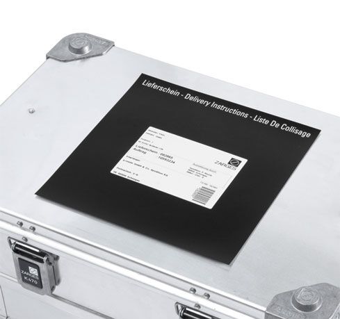 ZARGES Kunststofftafel, ca. 280x280x0,5 mm. Produktbild ZARGES Kunststofftafel, ca. 280x280x0,5 mm.