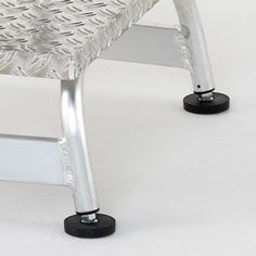 ZARGES Fußplatten Maschinentritt Z600,  Fußplatten zu Maschinentritt Produktbild ZARGES Fußplatten Maschinentritt Z600,  Fußplatten zu Maschinentritt