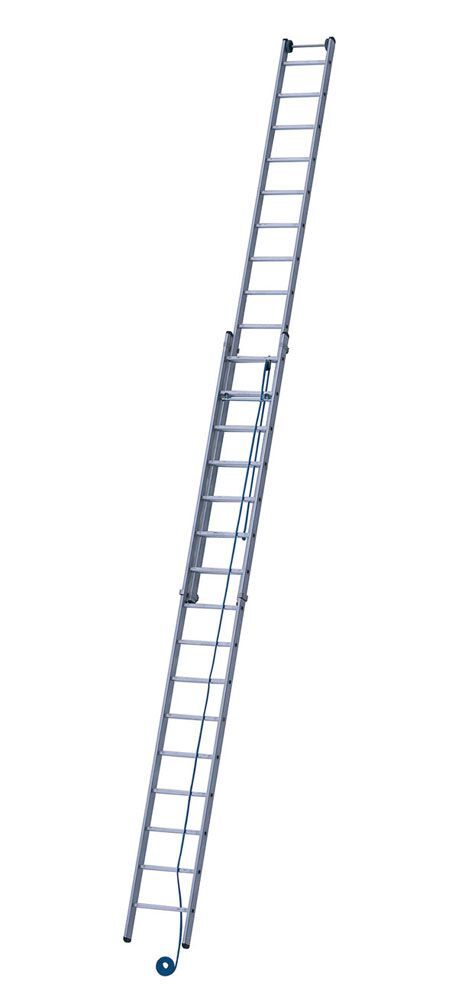 ZARGES LM-Seilzugleiter, 2-tlg. Z600, 2 x 16 Sprossen Leiterlänge max. 8,33 m ZARGES LM-Seilzugleiter, 2-tlg. Z600, 2 x 16 Sprossen Leiterlänge max. 8,33 m