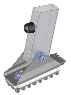 ZARGES Schwenkfuß mit Gummiauflage Z600, auch als Erdspitze verwendbar ZARGES Schwenkfuß mit Gummiauflage Z600, auch als Erdspitze verwendbar