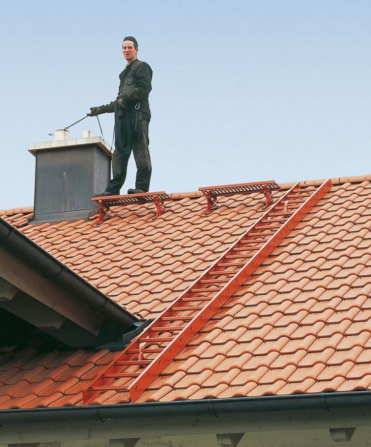 ZARGES Dachleiter Kupferbraun Z300, 7 Sprossen Leiterlänge 2,00m ZARGES Dachleiter Kupferbraun Z300, 7 Sprossen Leiterlänge 2,00m