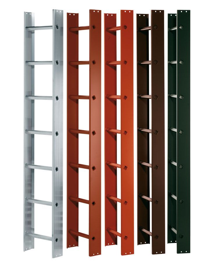 ZARGES Dachleiter Kupferbraun Z300, 7 Sprossen Leiterlänge 2,00m ZARGES Dachleiter Kupferbraun Z300, 7 Sprossen Leiterlänge 2,00m
