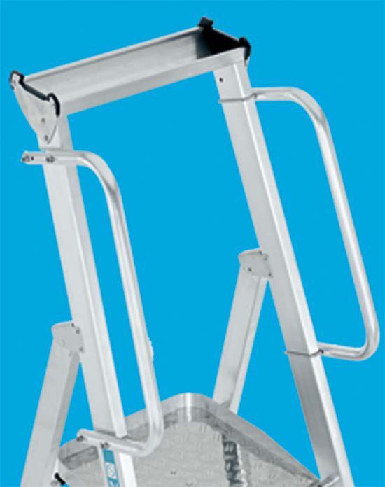 Zarges Leichtmetall Stehleiter mit Plattform 8 Stufen Z600 Produktbild Zarges Leichtmetall Stehleiter mit Plattform 8 Stufen Z600 bild 4