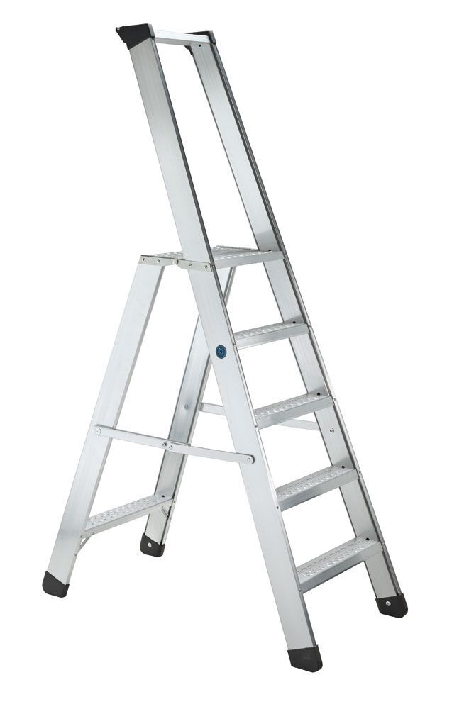 ZARGES LM-Stufen-Stehleiter RC Z500, 4 Stufen Leiterlänge 1,67 m ZARGES LM-Stufen-Stehleiter RC Z500, 4 Stufen Leiterlänge 1,67 m