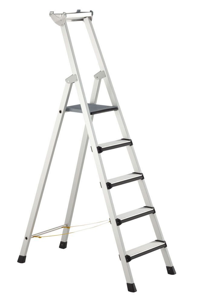 ZARGES LM-Stufen-Stehleiter Z600, 3 Stufen Leiterlänge 1,32  m Produktbild ZARGES LM-Stufen-Stehleiter Z600, 3 Stufen Leiterlänge 1,32  m bild 1