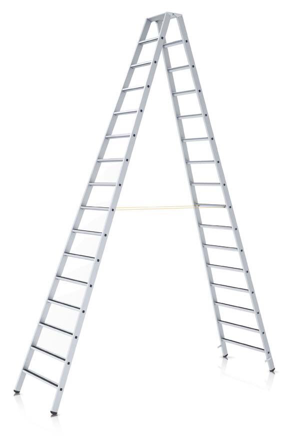 Zarges Leichtmetall Stufen Stehleiter 2 x 10 Stufen Z600 Produktbild Zarges Leichtmetall Stufen Stehleiter 2 x 10 Stufen Z600