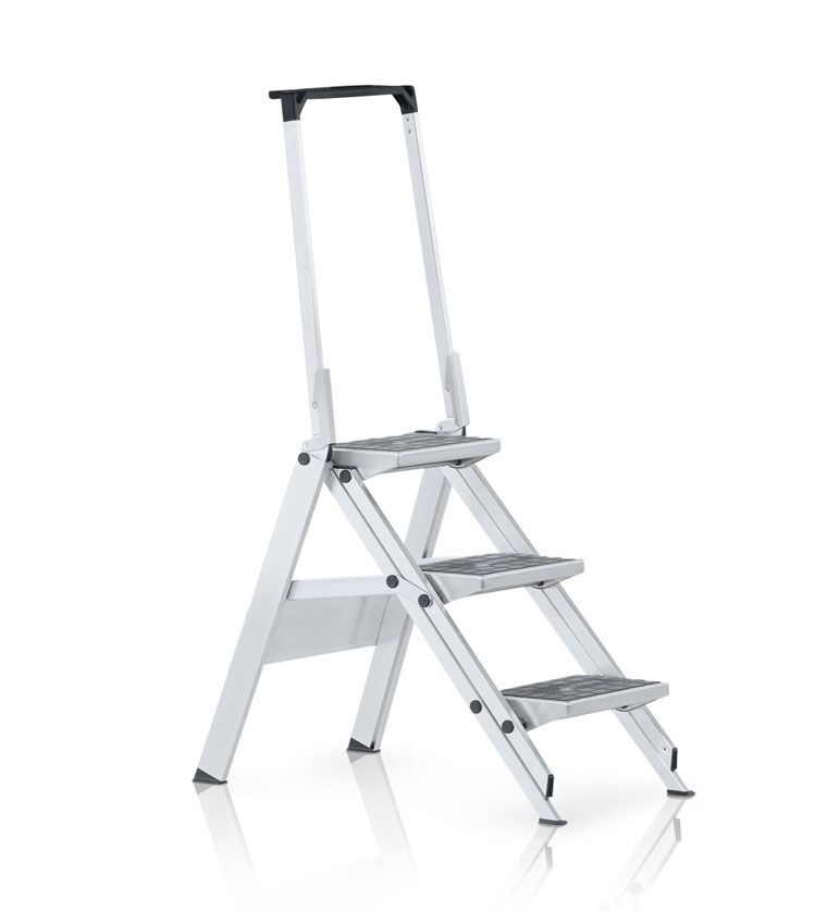 ZARGES Plazamax P Sicherheitstreppe Z600 2 Stufen Plattformhöhe 0,45m Produktbild ZARGES Plazamax P Sicherheitstreppe Z600 2 Stufen Plattformhöhe 0,45m