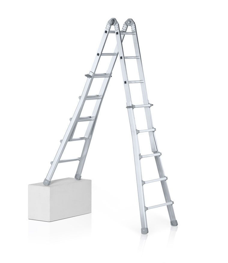 ZARGES Variomax V Z600 4x3 Sprossen Leiterlänge 3,10m Produktbild ZARGES Variomax V Z600 4x3 Sprossen Leiterlänge 3,10m