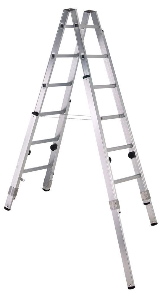 ZARGES Varioflex B Stehleiter Z600 2x6 Sprossen Leiterlänge 1,8m Produktbild ZARGES Varioflex B Stehleiter Z600 2x6 Sprossen Leiterlänge 1,8m