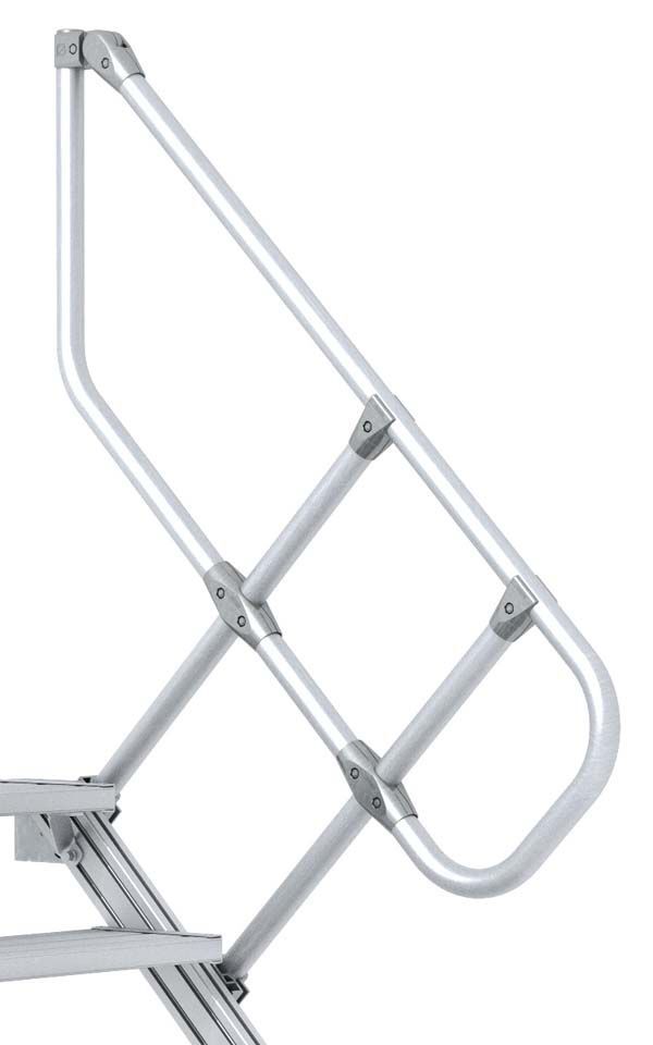 Zarges Handlauf fürTreppen mit 9 Stufen Z600 Zarges Handlauf fürTreppen mit 9 Stufen Z600