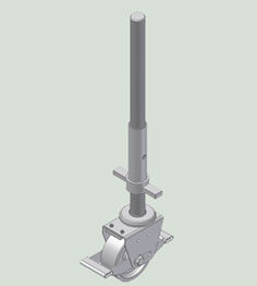 ZARGES Lenkrolle mit Feststeller Z600,  D = 200 mm Produktbild ZARGES Lenkrolle mit Feststeller Z600,  D = 200 mm