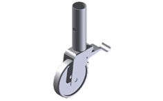 ZARGES Lenkrolle mit Zapfen Z600,  D = 125 mm Produktbild ZARGES Lenkrolle mit Zapfen Z600,  D = 125 mm