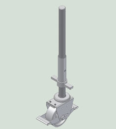 ZARGES Alu-Guss-Lenkrolle Z600,  D = 125 mm Produktbild ZARGES Alu-Guss-Lenkrolle Z600,  D = 125 mm