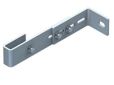 ZARGES Wandhalter verstellbar, Stahl verzinkt, Wandabstand 200 - 275 mm Produktbild ZARGES Wandhalter verstellbar, Stahl verzinkt, Wandabstand 200 - 275 mm