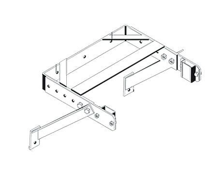 ZARGES Wandhalter verstellbar, Stahl verzinkt, Wandabstand 400 - 600 mm Produktbild ZARGES Wandhalter verstellbar, Stahl verzinkt, Wandabstand 400 - 600 mm