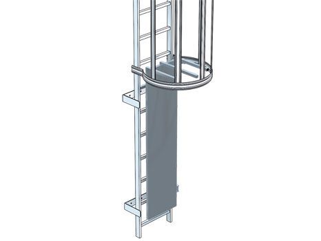 ZARGES Sicherungstüre STL, für Wartungsleitern Produktbild ZARGES Sicherungstüre STL, für Wartungsleitern