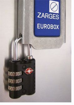 ZARGES TSA Bügelschloss 3-stellig. Produktbild ZARGES TSA Bügelschloss 3-stellig.
