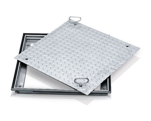 Zarges Schachtabdeckung mit Schachtmaßen 600 x 600  mm Produktbild Zarges Schachtabdeckung mit Schachtmaßen 600 x 600  mm