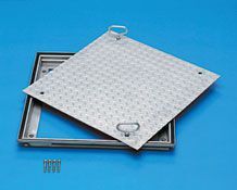 ZARGES Schachtabdeckung ST SCH, Schachtmaß 1000 x 1000 mm ZARGES Schachtabdeckung ST SCH, Schachtmaß 1000 x 1000 mm