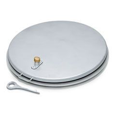 ZARGES Schachtabdeckung V2A SCH, Schachtmaß D = 800 mm ZARGES Schachtabdeckung V2A SCH, Schachtmaß D = 800 mm