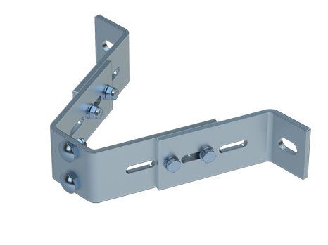 ZARGES Wandhalter Edelstahl V4A, Wandabstand 120 - 180 mm Produktbild ZARGES Wandhalter Edelstahl V4A, Wandabstand 120 - 180 mm