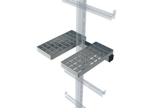 ZARGES Einklappbares Ruhepodest SCH, Edelstahl Produktbild ZARGES Einklappbares Ruhepodest SCH, Edelstahl