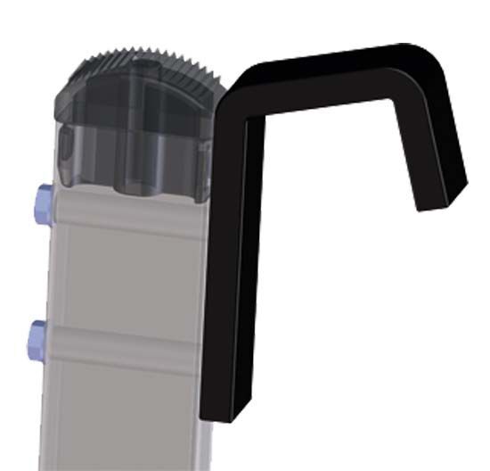 Zarges Auflegehaken flach bis 150 mm Produktbild Zarges Auflegehaken flach bis 150 mm