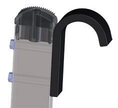 ZARGES Auflegehaken Z600, f. Führungsschiene 150 mm Durchm. Produktbild ZARGES Auflegehaken Z600, f. Führungsschiene 150 mm Durchm.