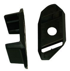 ZARGES Stufenabschluss 48 mm rechts, schwarz, für geschraubte Stehleiter Produktbild ZARGES Stufenabschluss 48 mm rechts, schwarz, für geschraubte Stehleiter