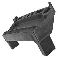 ZARGES Ablageschale Z600, schwarz 48 x 25 mm ZARGES Ablageschale Z600, schwarz 48 x 25 mm