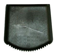 ZARGES Aussenschuh el. leitf Z600, schwarz 73 x 25 mm Produktbild ZARGES Aussenschuh el. leitf Z600, schwarz 73 x 25 mm