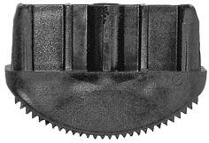 ZARGES Innenschuh el. leitf Z600, schwarz 84 x 25 mm Produktbild ZARGES Innenschuh el. leitf Z600, schwarz 84 x 25 mm