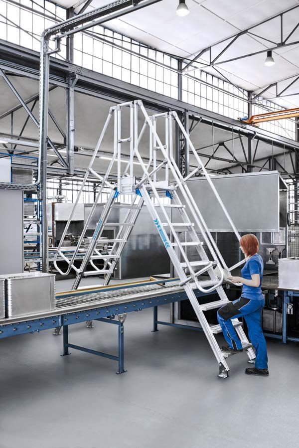 Zarges Leichtmetall Überstieg 8 Stufen Z600 Produktbild Zarges Leichtmetall Überstieg 8 Stufen Z600 bild 2