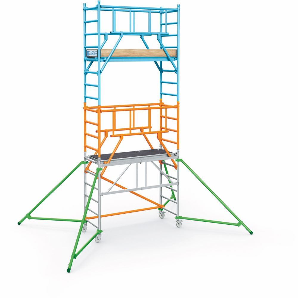 Zarges Ausleger Paket für Gerüste grünes Paket Produktbild Zarges Ausleger Paket für Gerüste grünes Paket