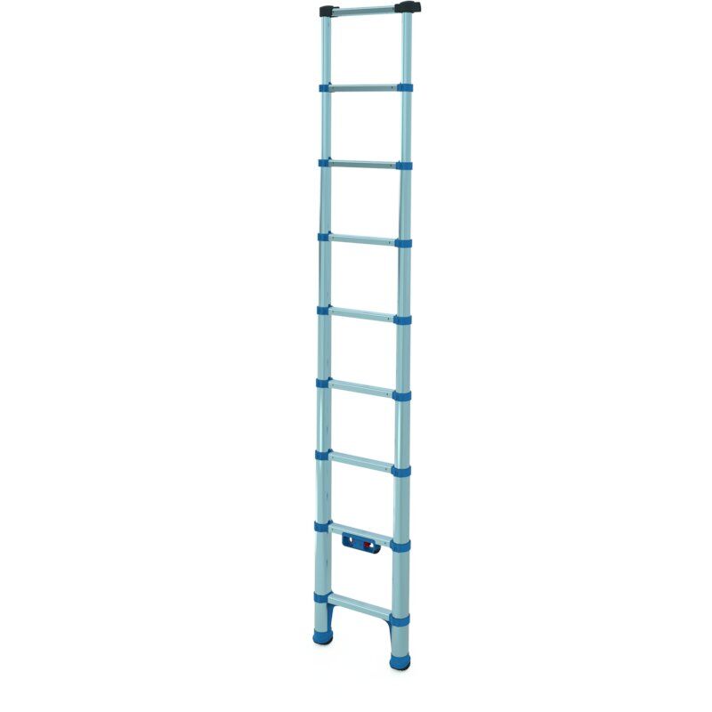 Zarges Compactstep L Teleskop Anlegeleiter mit 9 Sprossen Produktbild Zarges Compactstep L Teleskop Anlegeleiter mit 9 Sprossen