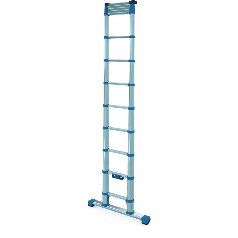 Zarges Compactstep L Teleskop Anlegeleiter mit 13 Sprossen Produktbild Zarges Compactstep L Teleskop Anlegeleiter mit 13 Sprossen bild 2