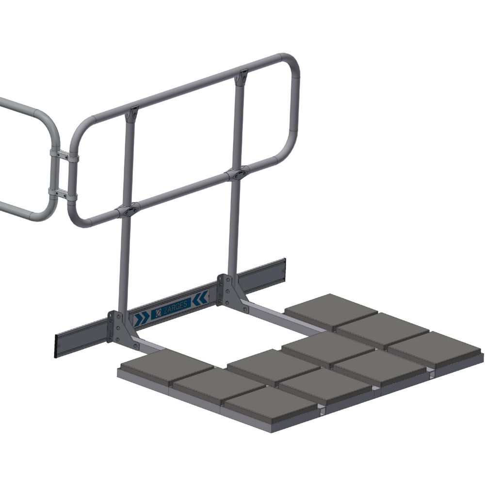 Zarges Dachgeländer mit Verbinder 1265 x 2200 mm Produktbild Zarges Dachgeländer mit Verbinder 1265 x 2200 mm